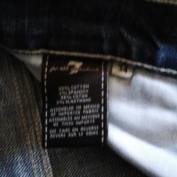 7 for all mankind "A" Pkt Relaxed button fly Denim - Picture 7 of 7